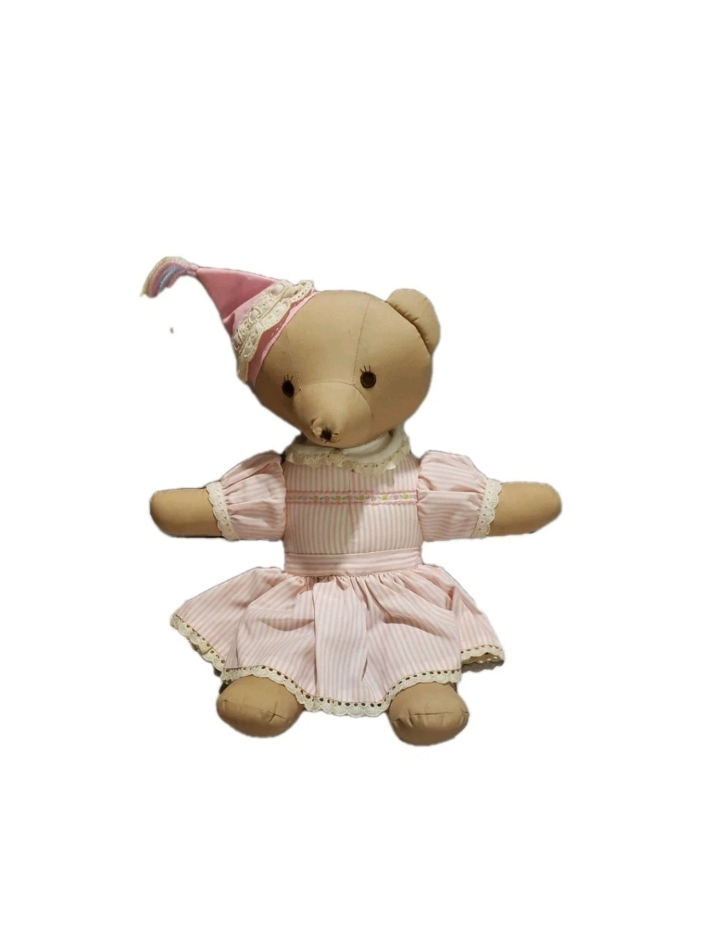 Vtg House Of Hatten Bear Doll Party Hat Dress